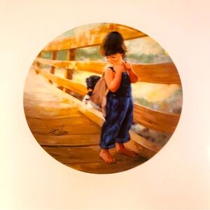 Collector Plate Almost Home By Donald Zolan Adventures of Childhood Series